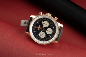 Breitling Navitimer chronograph 18 ct gold automatic Kal. B01 Ref. RB0120