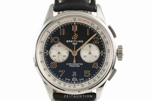 Breitling Premier chronograph steel automatic Kal. B01 Ref. AB0118