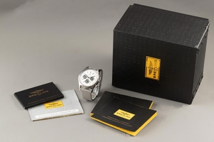 Breitling Transocean chronograph steel automatic Kal. B01 Ref. AB0152