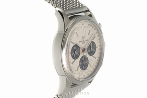 Breitling Transocean chronograph steel automatic Kal. B01 Ref. AB0152