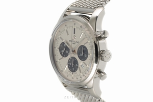 Breitling Transocean chronograph steel automatic Kal. B01 Ref. AB0152