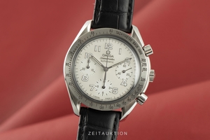 Omega Speedmaster chronograph steel automatic Kal. 3220 Ref. 3802.70.56, 175.0041