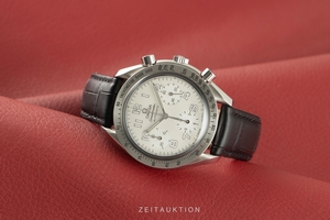 Omega Speedmaster chronograph steel automatic Kal. 3220 Ref. 3802.70.56, 175.0041