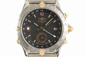 Breitling Duograph chronograph steel / gold automatic Ref. B15047