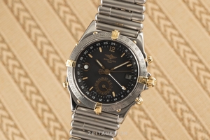 Breitling Duograph chronograph steel / gold automatic Ref. B15047
