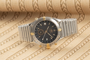 Breitling Duograph chronograph steel / gold automatic Ref. B15047