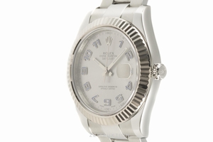 Rolex Datejust steel / white gold automatic Kal. 3136 Ref. 116334