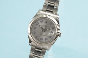 Rolex Datejust steel / white gold automatic Kal. 3136 Ref. 116334