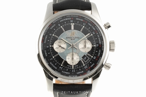 Breitling Transocean chronograph steel automatic Kal. B07 Ref. AB0510