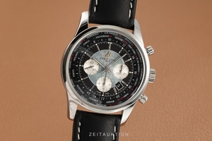 Breitling Transocean chronograph steel automatic Kal. B07 Ref. AB0510