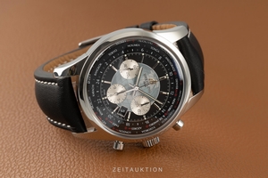 Breitling Transocean chronograph steel automatic Kal. B07 Ref. AB0510