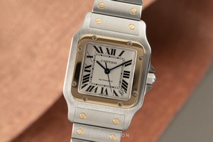 Cartier Santos steel / gold automatic Kal. 049 Ref. 2823