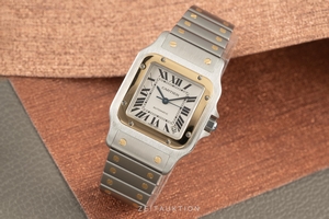 Cartier Santos steel / gold automatic Kal. 049 Ref. 2823