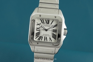 Cartier Santos 100 steel automatic Kal. 049 Ref. 2656