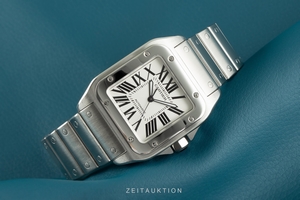 Cartier Santos 100 steel automatic Kal. 049 Ref. 2656