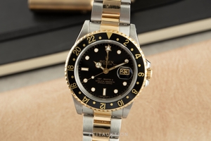 Rolex GMT Master II steel / gold automatic Kal. 3185 Ref. 16713