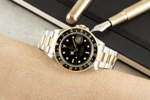 Rolex GMT Master II steel / gold automatic Kal. 3185 Ref. 16713