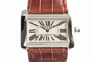 Cartier Tank Divan steel quartz Kal. 690 Ref. 2600