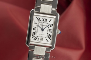 Cartier Tank steel automatic Kal. 049 Ref. 3515