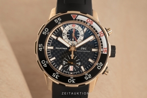 IWC Aquatimer chronograph 18 ct gold automatic Kal. 89360 Ref. 3769