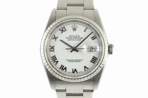 Rolex Datejust steel automatic Kal. 3135 Ref. 16220
