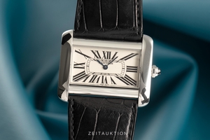 Cartier Tank Divan steel quartz Kal. 690 Ref. 2600