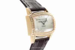 Patek Philippe Gondolo 18 ct red gold quartz Kal. E15 Ref. 4981