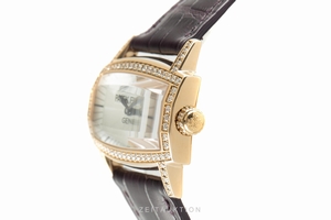 Patek Philippe Gondolo 18 ct red gold quartz Kal. E15 Ref. 4981