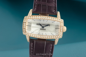 Patek Philippe Gondolo 18 ct red gold quartz Kal. E15 Ref. 4981