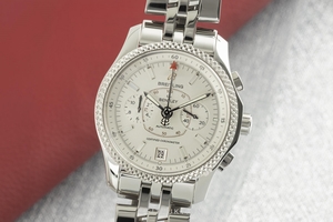 Breitling Bentley chronograph steel / platinium automatic Ref. P26362