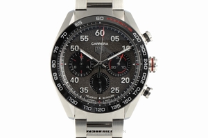 Tag Heuer Carrera chronograph ceramic / steel automatic Kal. Heuer 02 Ref. CBN2A1F