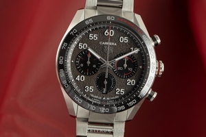 Tag Heuer Carrera chronograph ceramic / steel automatic Kal. Heuer 02 Ref. CBN2A1F