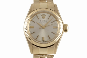 Rolex Oyster Perpetual 18 ct gold automatic Kal. 1160 Ref. 6619