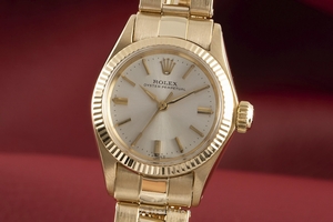 Rolex Oyster Perpetual 18 ct gold automatic Kal. 1160 Ref. 6619