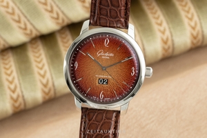 Glashutte Original Senator Sixties steel automatic Kal. GO39.2 Ref. 2-39-47-09-02-04