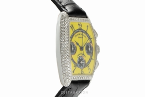 Franck Muller Curvex chronograph steel manual winding Kal. 7501CC Ref. 7502CC