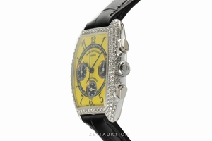 Franck Muller Curvex chronograph steel manual winding Kal. 7501CC Ref. 7502CC