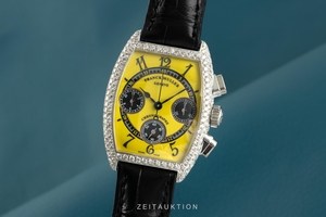 Franck Muller Curvex chronograph steel manual winding Kal. 7501CC Ref. 7502CC