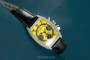 Franck Muller Curvex chronograph steel manual winding Kal. 7501CC Ref. 7502CC