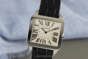 Cartier Santos Dumont 18 ct white gold manual winding Kal. 430MC Ref. 2651