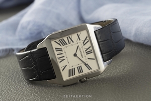 Cartier Santos Dumont 18 ct white gold manual winding Kal. 430MC Ref. 2651