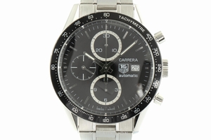 Tag Heuer Carrera chronograph steel automatic Kal. 16 Ref. CV2010