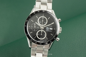 Tag Heuer Carrera chronograph steel automatic Kal. 16 Ref. CV2010