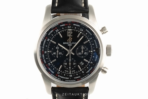 Breitling Transocean chronograph steel automatic Kal. B05 Ref. AB0510