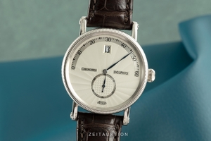 Chronoswiss Delphis 18 ct white gold automatic Kal. 124 Ref. CH1421W