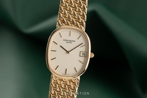 Patek Philippe Ellipse 18 ct gold quartz Kal. E23C Ref. 3788/17