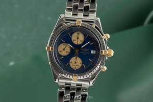 Breitling Chronomat chronograph gilt steel automatic Kal. B13 Ref. 81.950/B13047