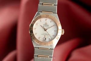 Omega Constellation steel / gold automatic Kal. 8700 Ref. 131.20.29.20.55.001