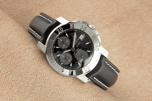 Baume & Mercier Capeland chronograph steel automatic Kal. BM 13750 Ref. 65352