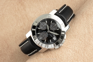 Baume & Mercier Capeland chronograph steel automatic Kal. BM 13750 Ref. 65352